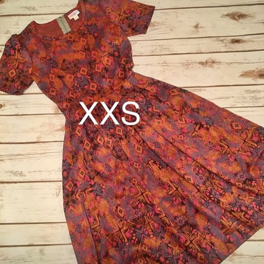 LuLaRoe Amelia Dress XXS
